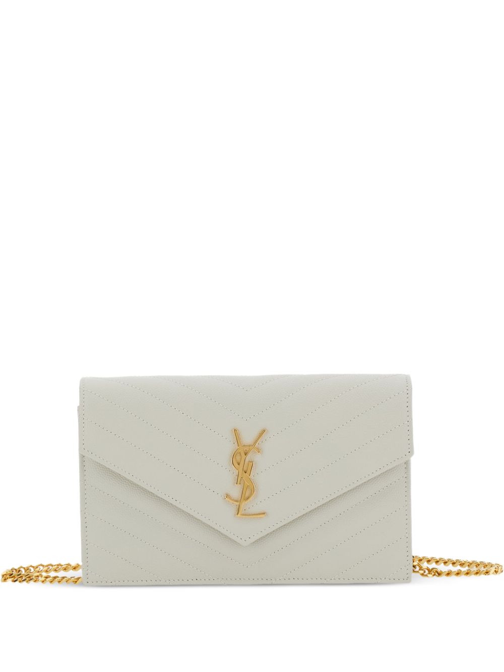 Cassandre Envelope chevron chain shoulder bag 857605 BOW019207 SAINT LAURENT 