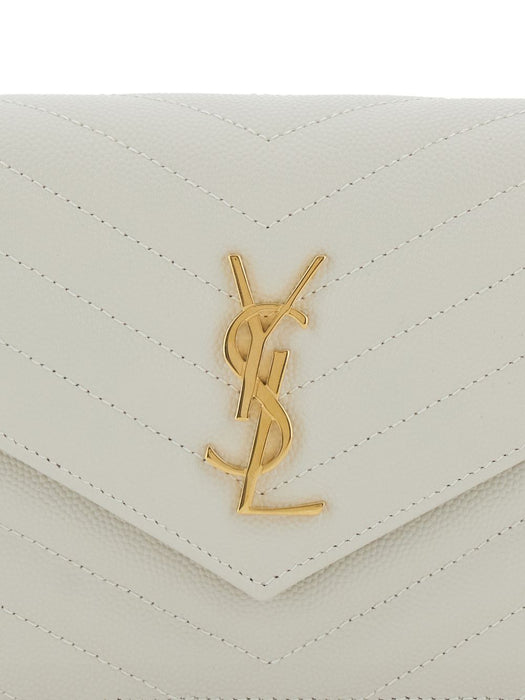 Cassandre Envelope chevron chain shoulder bag 857605 BOW019207 SAINT LAURENT 