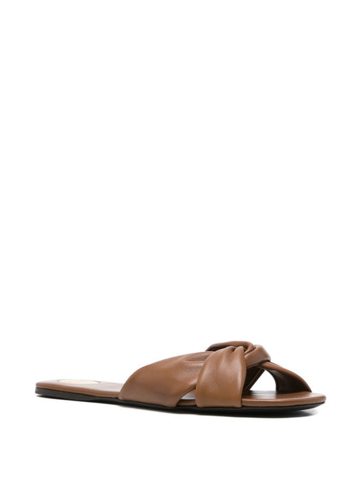 knotted leather sandals 860614 AADF02526 SAINT LAURENT 