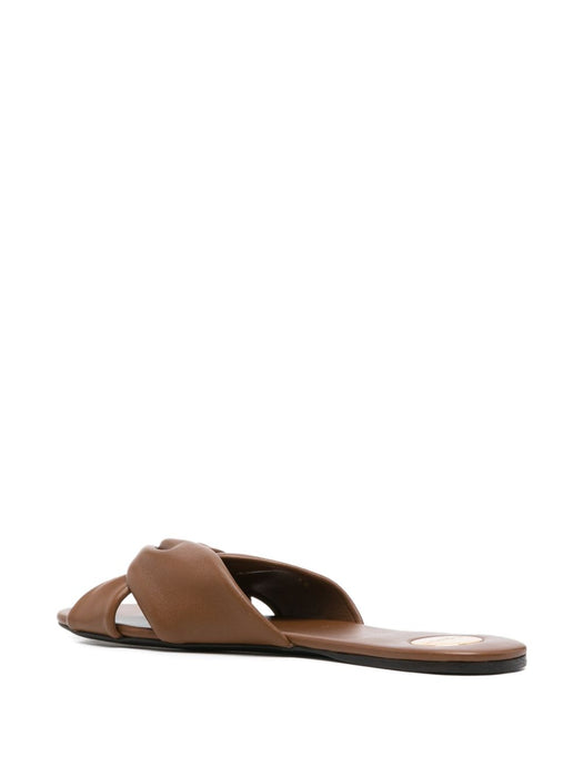 knotted leather sandals 860614 AADF02526 SAINT LAURENT 