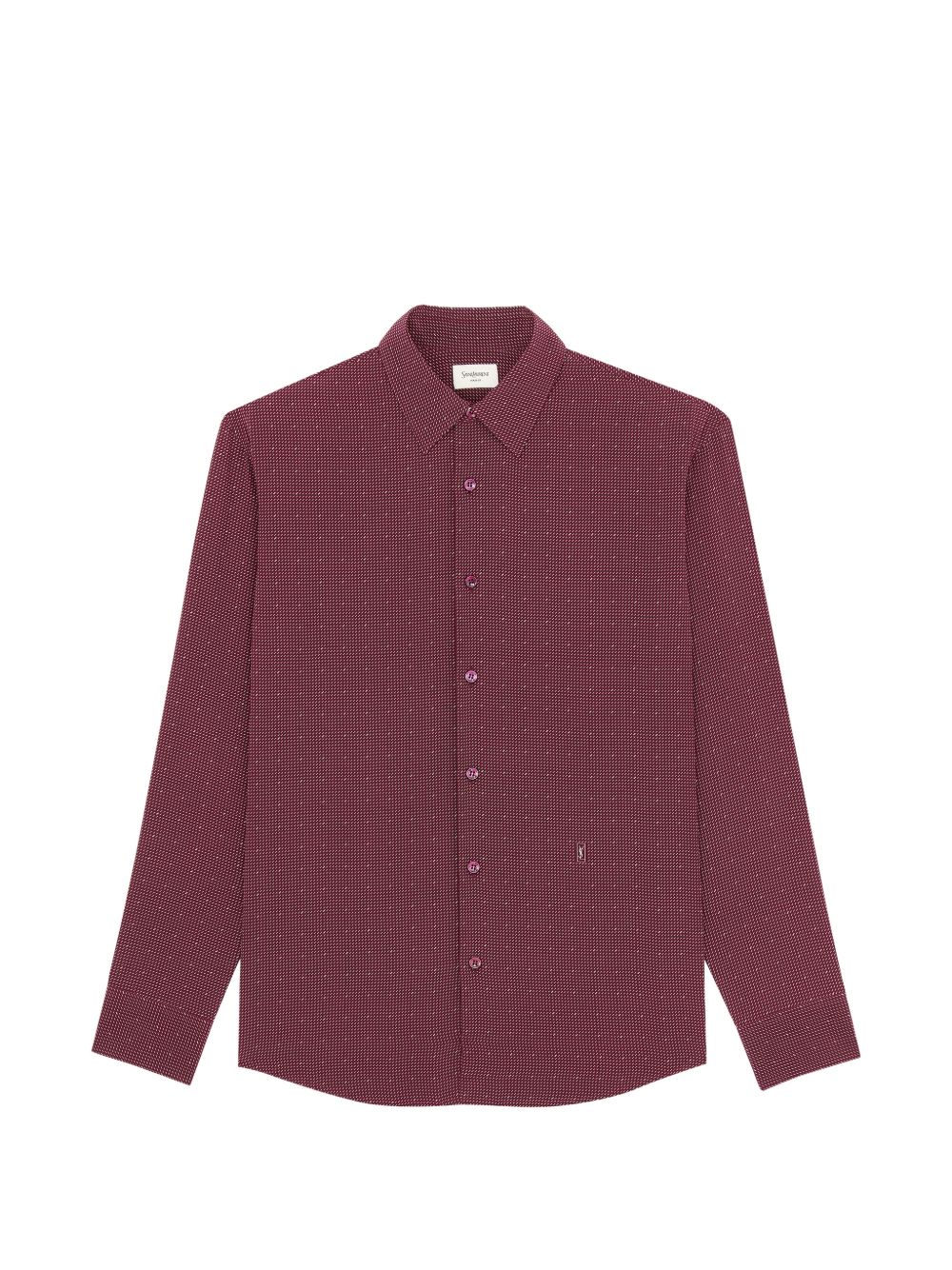 Cassandre buttoned dotted shirt 860619 Y2N596164 SAINT LAURENT 