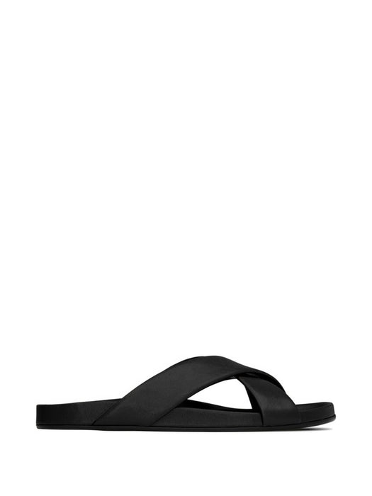 criss-cross leather flat sandals 860982 AAF4C1000 SAINT LAURENT 