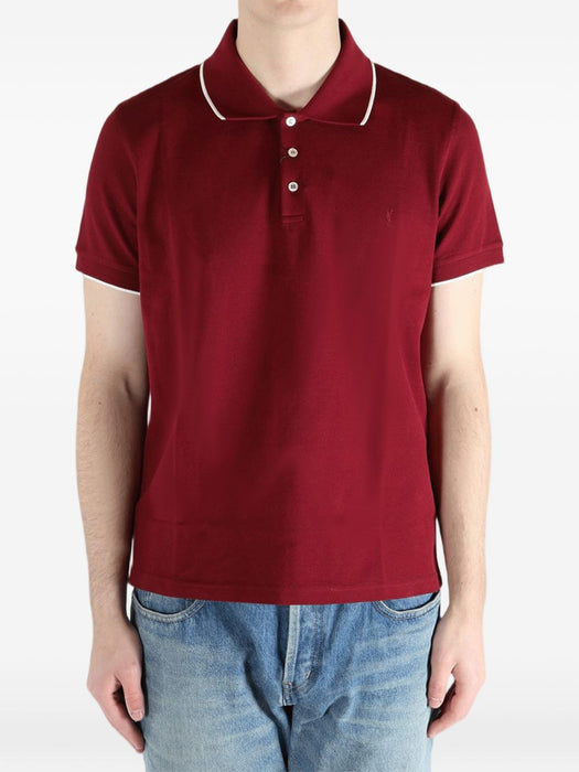 cotton polo shirt 862976 Y37ZE6190 SAINT LAURENT 