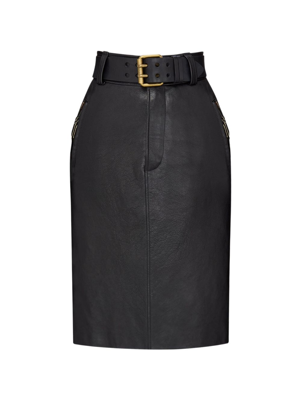 Belted Pencil Skirt 865021 YCVE21023 SAINT LAURENT 