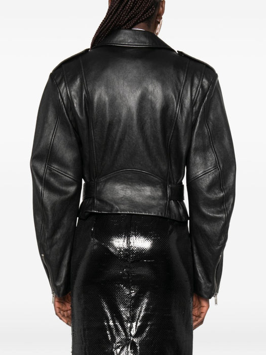 Belted biker jacket 865220 YCQT21000 SAINT LAURENT 