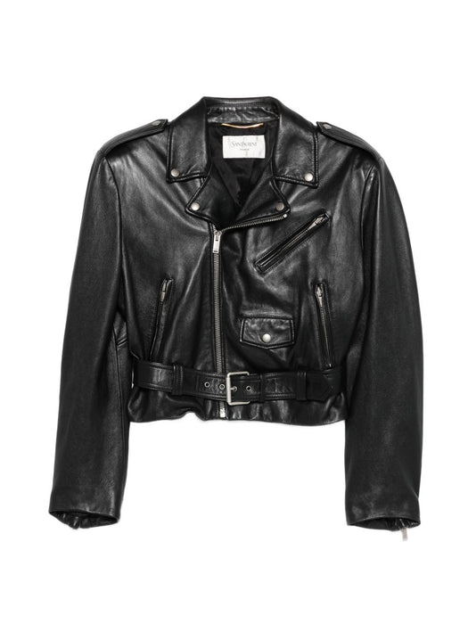Belted biker jacket 865220 YCQT21000 SAINT LAURENT 