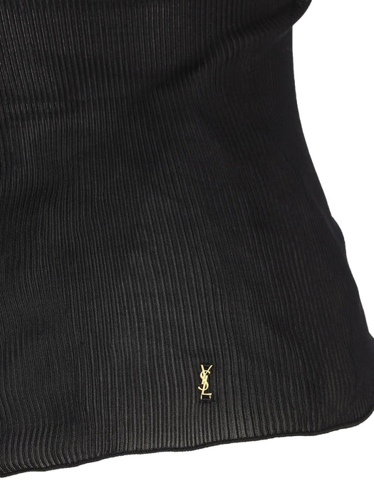 Ribbed silk tank top 867257 Y37SM1000 SAINT LAURENT 