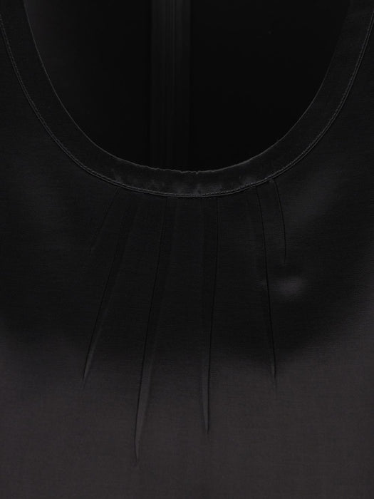 Cassandre satin dress 870784 Y1K441000 SAINT LAURENT 