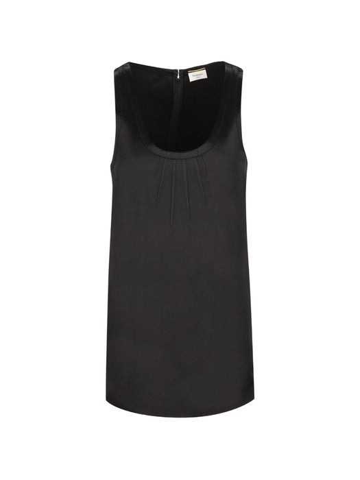 Cassandre satin dress 870784 Y1K441000 SAINT LAURENT 