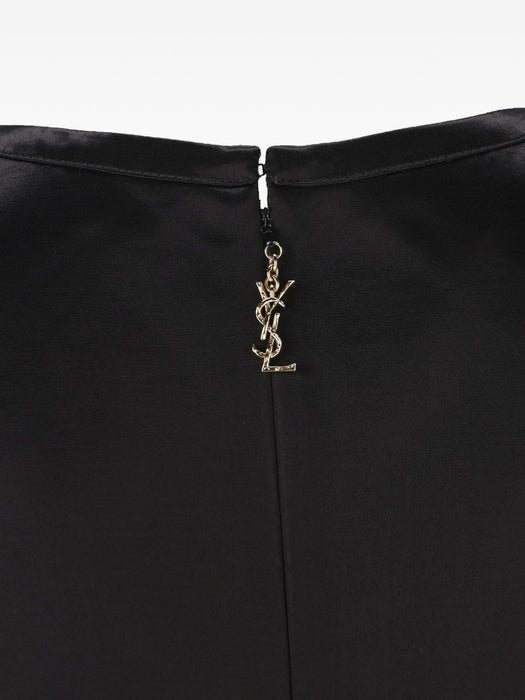 Cassandre satin dress 870784 Y1K441000 SAINT LAURENT 