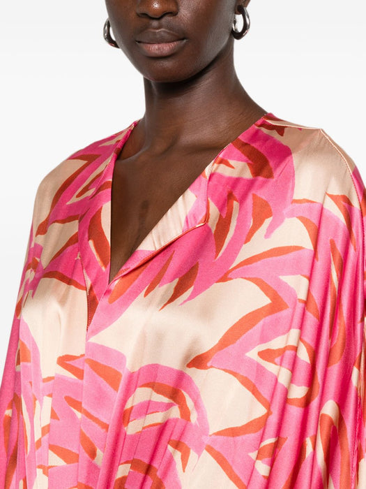 Ismene Maxi Silk Dress DRS-0000329 222 THEMIS Z 