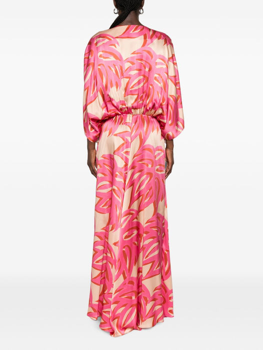Ismene Maxi Silk Dress DRS-0000329 222 THEMIS Z 