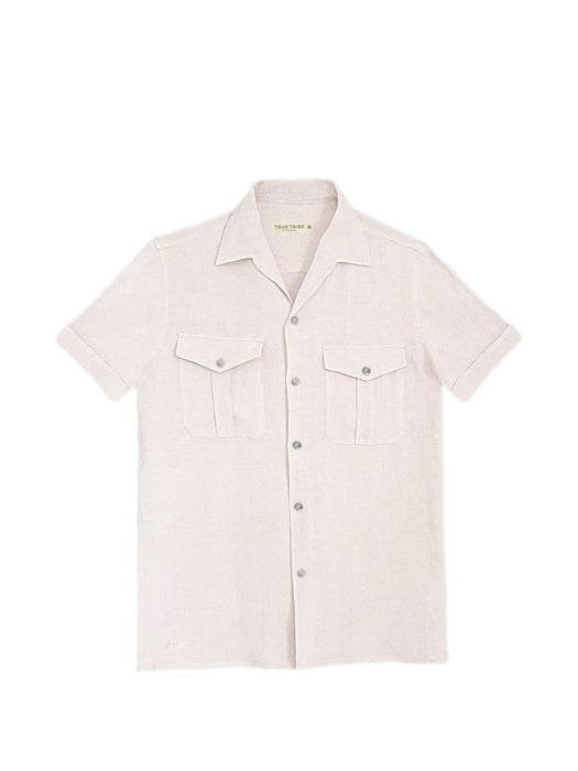 Terra Linen Ivory Classic Shirt ANDREAS TERRALINENIVORY TRUE TRIBE 