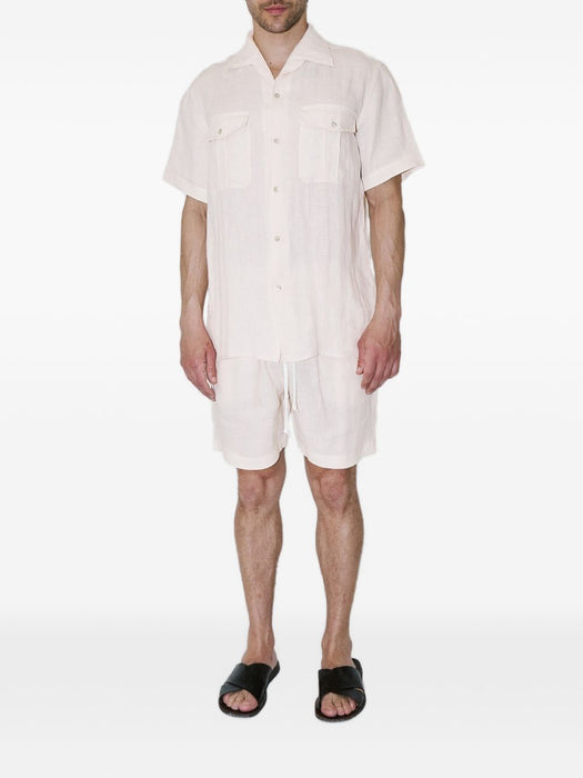 Terra Linen Ivory Classic Shirt ANDREAS TERRALINENIVORY TRUE TRIBE 