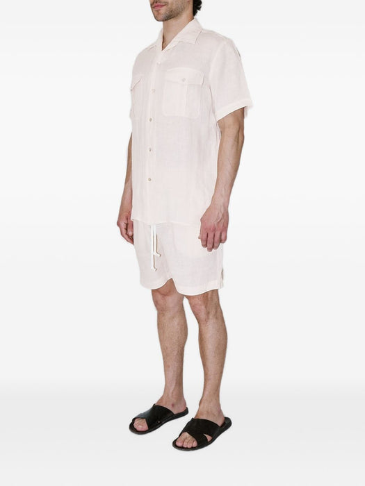 Terra Linen Ivory Classic Shirt ANDREAS TERRALINENIVORY TRUE TRIBE 