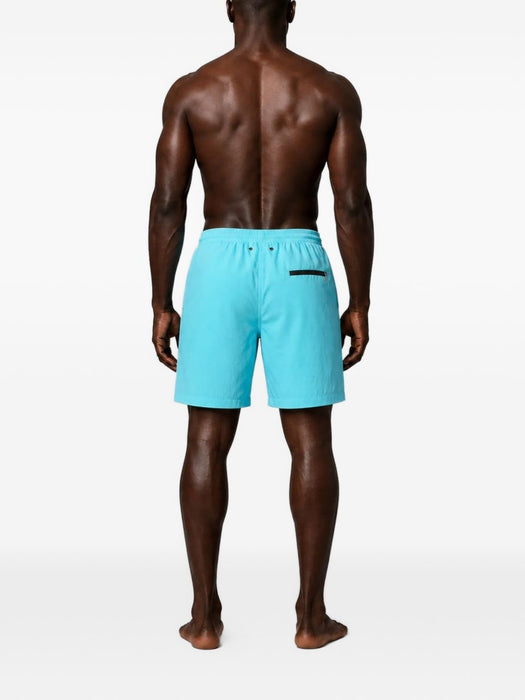 AquaSilk Blue Classic Swim Short NEAT BLUE TRUE TRIBE 