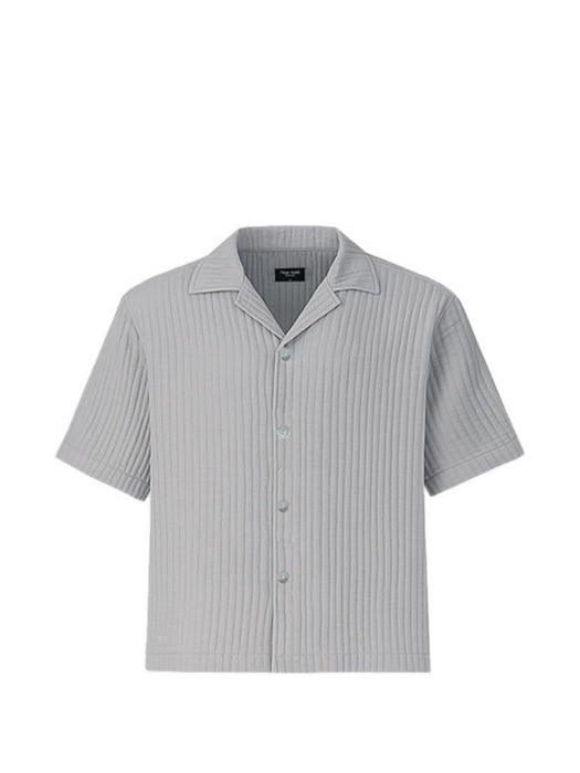Saulo AirCloud Taupe Cuban Shirt SAULO AIRCLOUDTAUPE TRUE TRIBE 