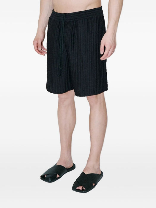 AirCloud Black Cotton Lounge Shorts SMOOTH AIRCLOUDBLACK TRUE TRIBE 