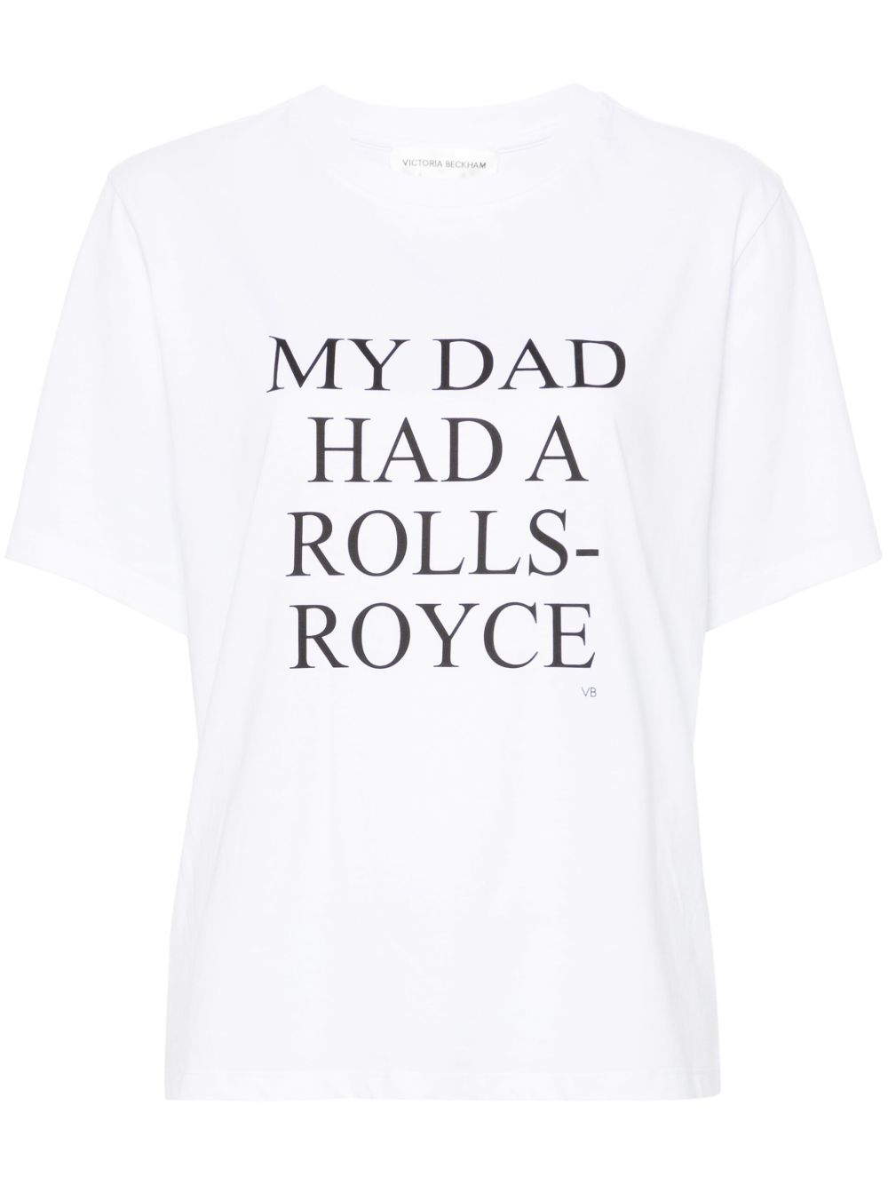 text-print T-shirt 1124JTS005732A 6 VICTORIA BECKHAM 