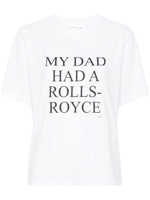 text-print T-shirt 1124JTS005732A 6 VICTORIA BECKHAM 