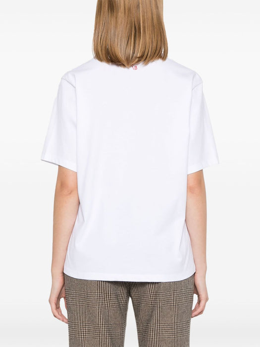 text-print T-shirt 1124JTS005732A 6 VICTORIA BECKHAM 