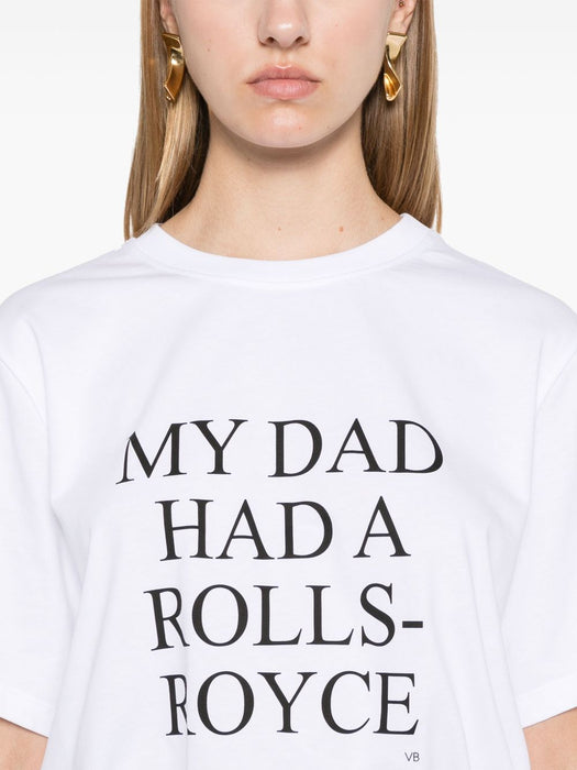 text-print T-shirt 1124JTS005732A 6 VICTORIA BECKHAM 