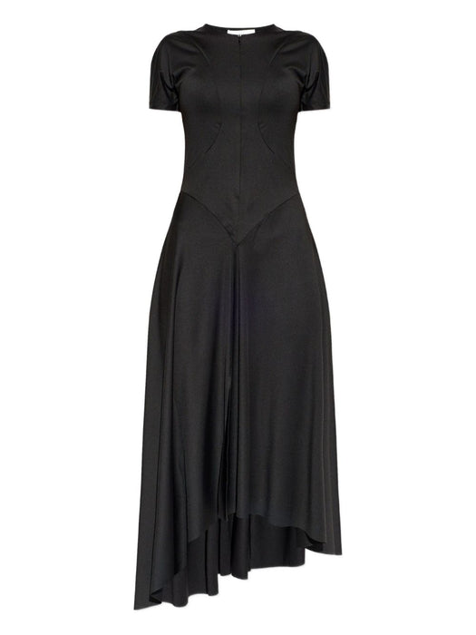 asymmetric-hem midi dress 1126JDR006982A 1 VICTORIA BECKHAM 