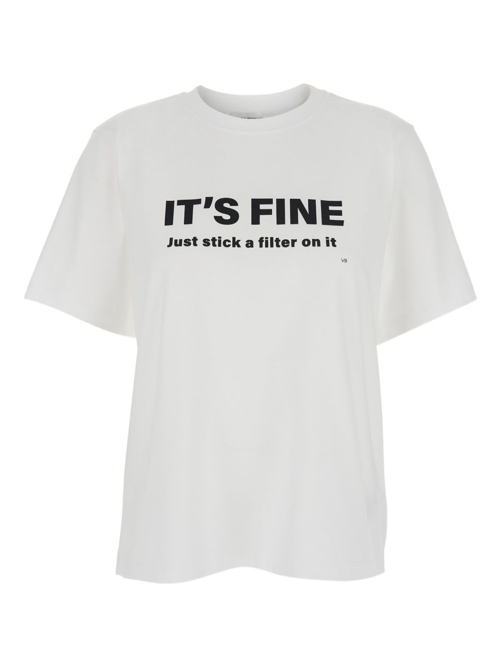 slogan-print T-shirt 1126JTS007232A 6 VICTORIA BECKHAM 