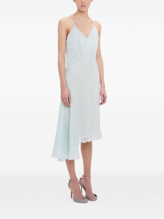Crushed Cami asymmetric midi dress 1226WDR007222A 2556 VICTORIA BECKHAM 