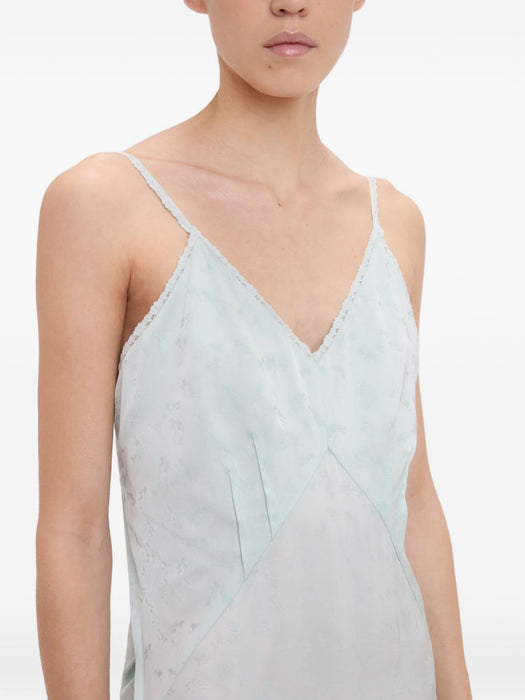 Crushed Cami asymmetric midi dress 1226WDR007222A 2556 VICTORIA BECKHAM 