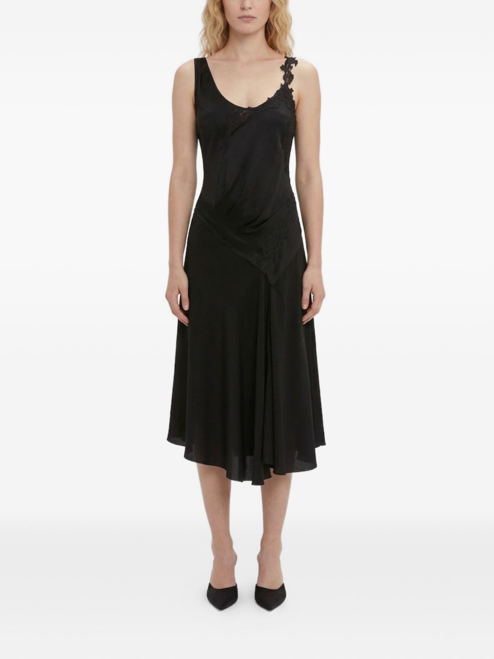 Black midi dress 1226WDR007331A 1 VICTORIA BECKHAM 