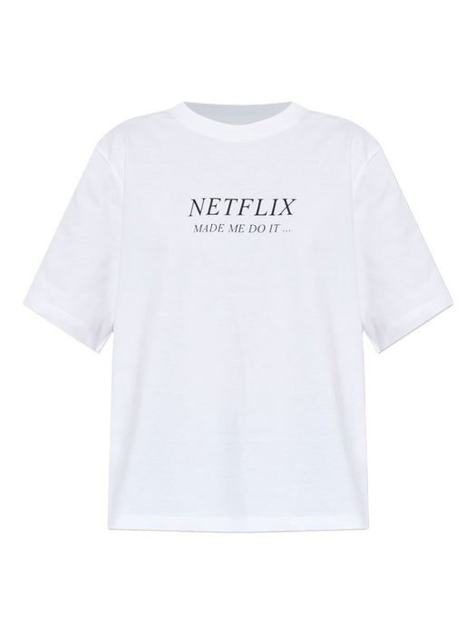 slogan-print T-shirt 1325JTS006477A 9461 VICTORIA BECKHAM 