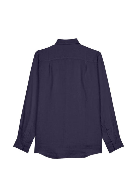 Men Linen Shirt Solid 26163674 390V VILEBREQUIN 