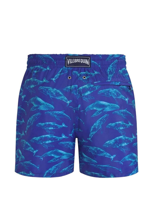 Men Ultra-light and packable Swim Shorts Sparkling Whales 26163795 620V VILEBREQUIN 