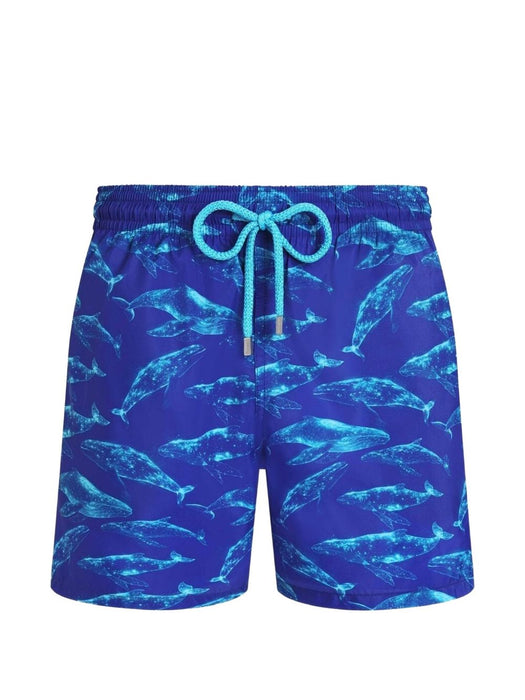 Men Ultra-light and packable Swim Shorts Sparkling Whales 26163795 620V VILEBREQUIN 