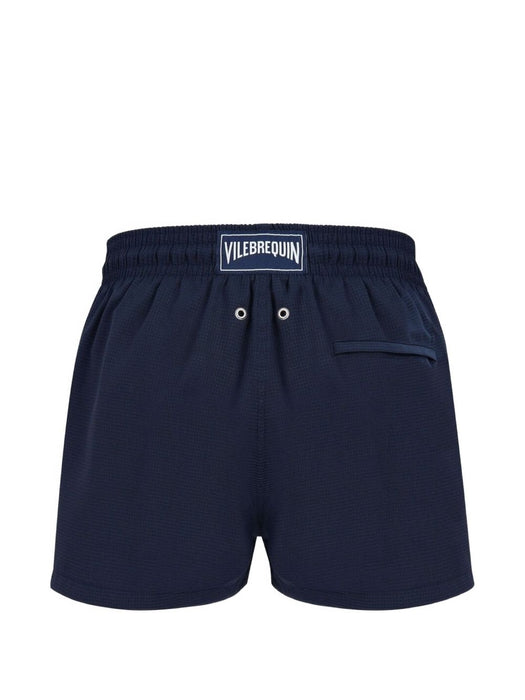 Men Short Ultrafine Merino Wool Swimwear Micro Carreaux 26163812 390V VILEBREQUIN 