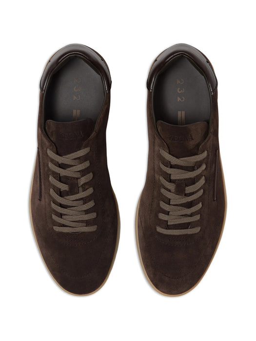 232 dark brown sneakers LHSOY S8218ZTDM ZEGNA 