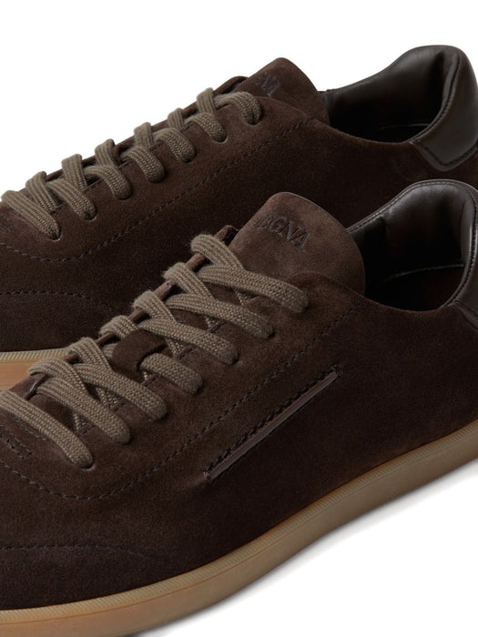 232 dark brown sneakers LHSOY S8218ZTDM ZEGNA 