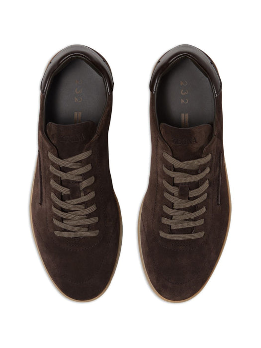 232 dark brown sneakers LHSOY S8218ZTDM ZEGNA 