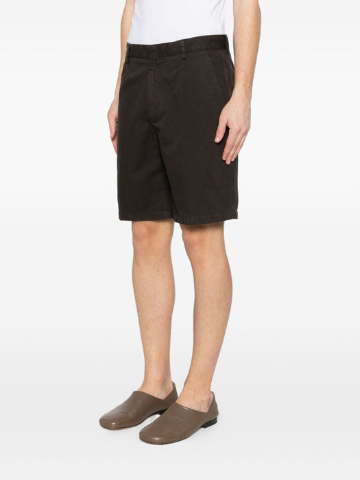 Brown front-pockets shorts Zegna UHI37A3 TB17M09 ZEGNA 