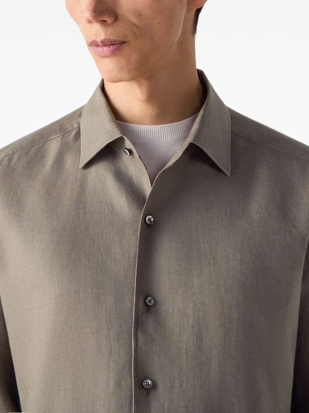 Oasi lino shirt UHX30A3 SRO3N07 ZEGNA 