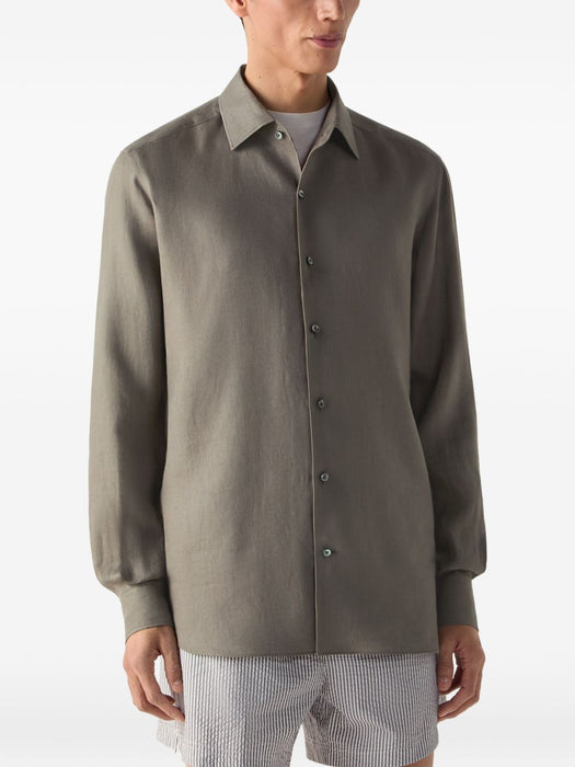 Oasi lino shirt UHX30A3 SRO3N07 ZEGNA 