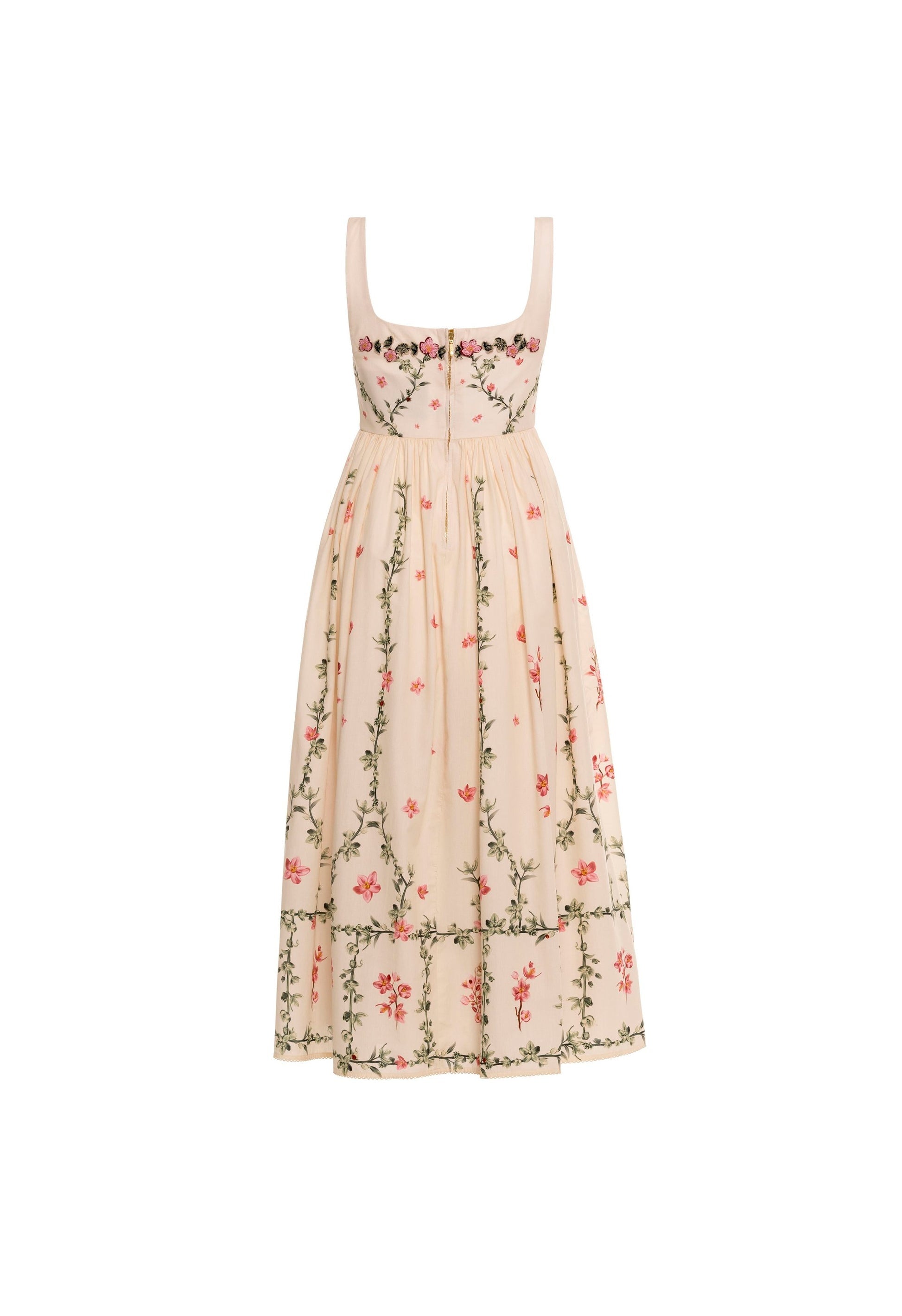 Barbara Cauca Midi Dress 20858 MULTICOLOR AGUA BY AGUA BENDITA 