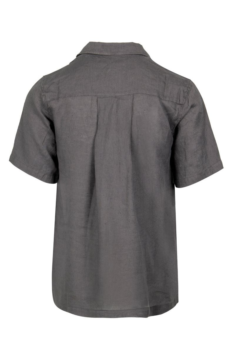 MEN'S SHIRT CROSSLEY JEDLERWP LINEN DARK BROWN JEDLERWP 1295 CROSSLEY 