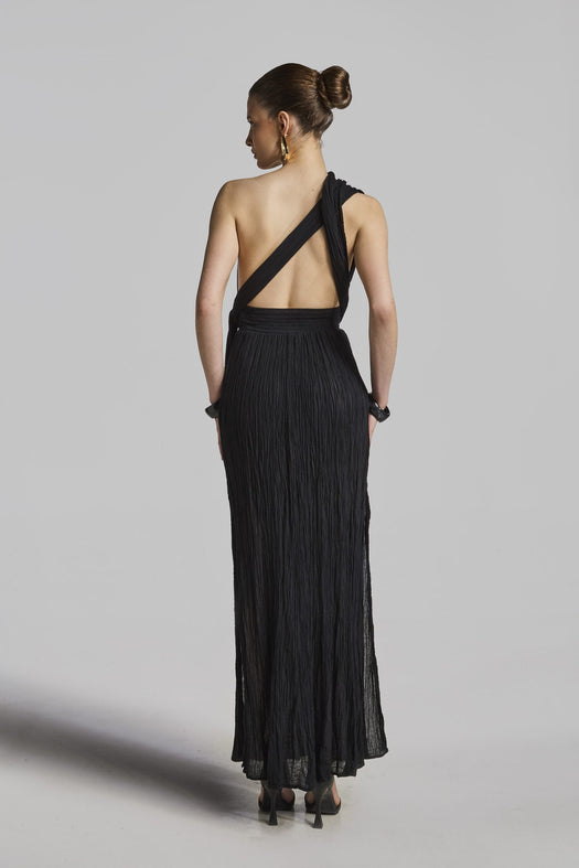 CHIMERA MAXI DRESS 238012 BLACK D'ARTEMIDE 