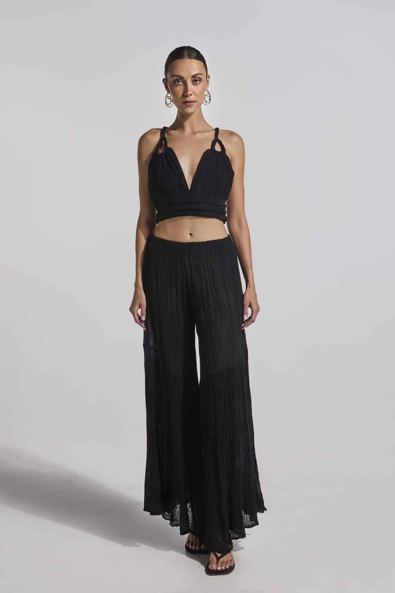 APHRODITE TOP 244633 BLACK D'ARTEMIDE 