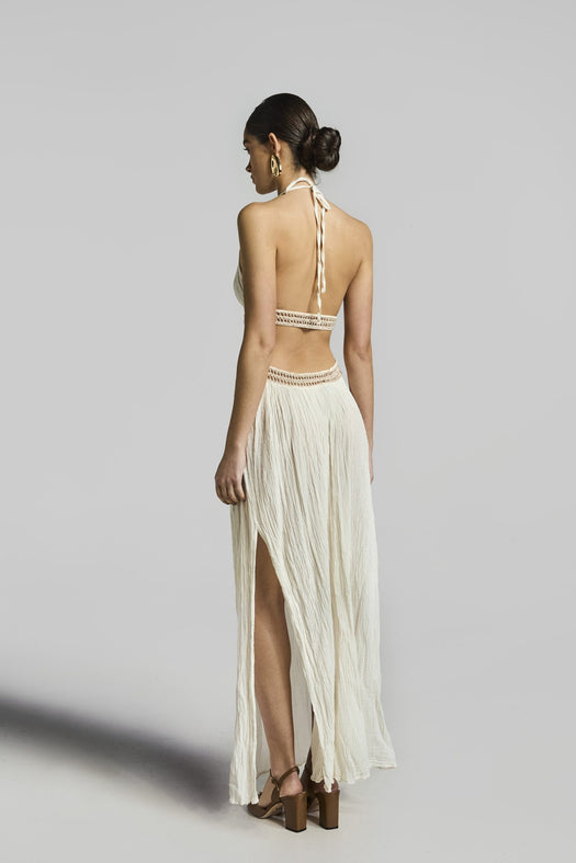 IDYLLE MAXI DRESS 257614 IVORY D'ARTEMIDE 
