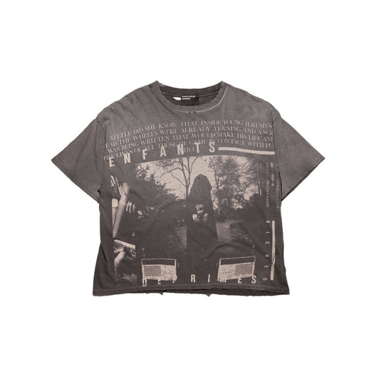 JEREMY T-SHIRT 01-0944 WASHED BROWN ENFANTS RICHES DÉPRIMÉS 