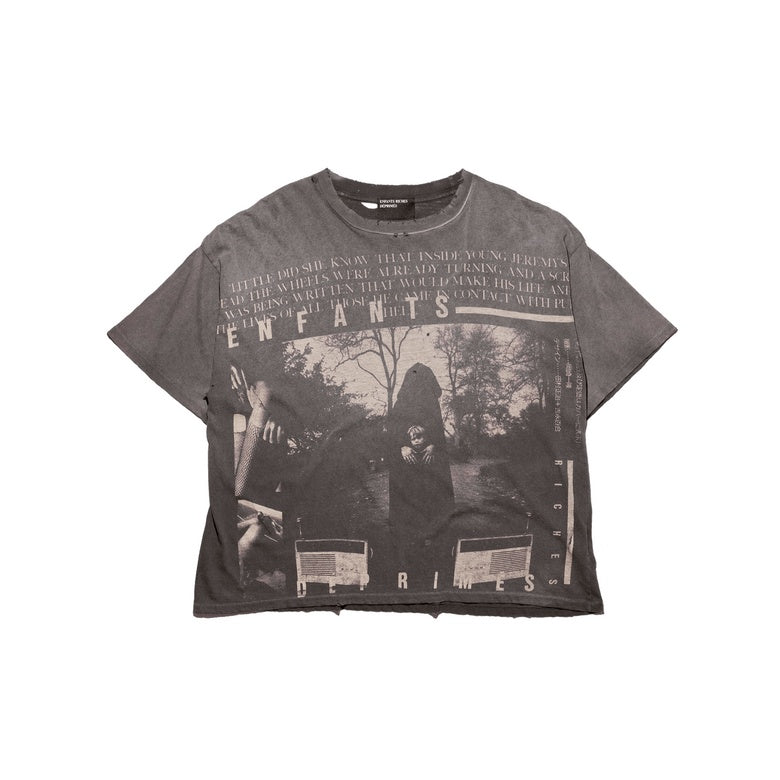 JEREMY T-SHIRT 01-0944 WASHED BROWN ENFANTS RICHES DÉPRIMÉS 