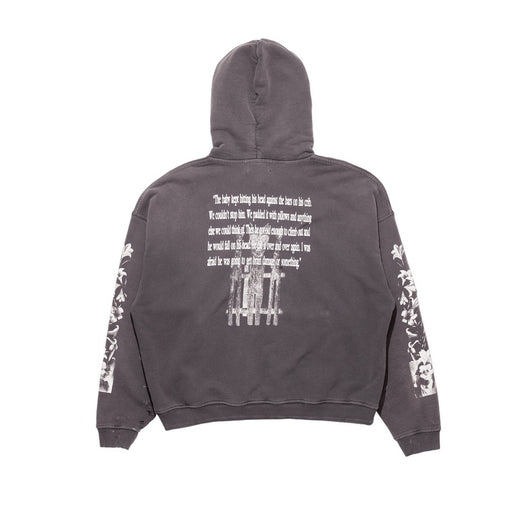 HEAD AGAINST THE BARS HOODIE 02-0514 WASHED BLACK ENFANTS RICHES DÉPRIMÉS 